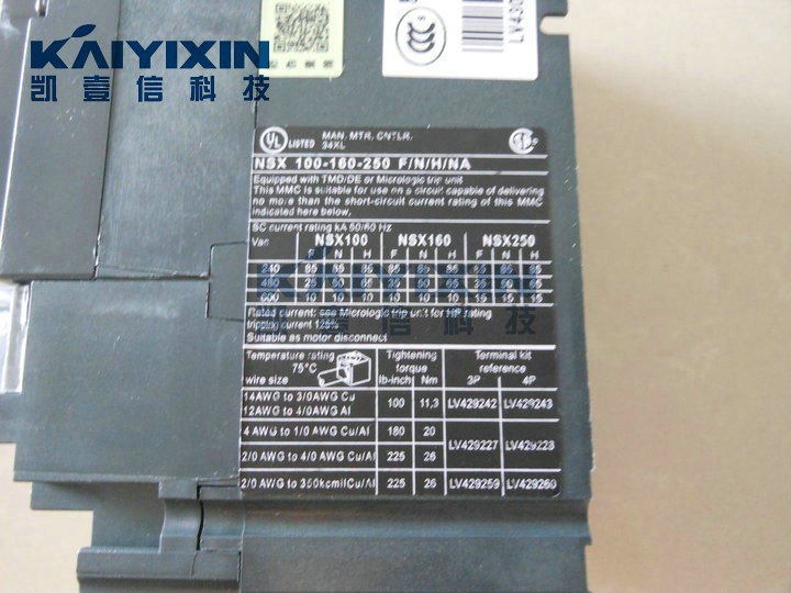 NSX160H-TM160D-3P3D-3P-160A-LV430670-Schneider-71e